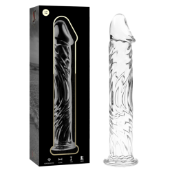 NEBULA SERIES BY IBIZA - MODELO 12 DILDO CRISTAL TRANSPARENTE 17 CM -O- 3.5 CM