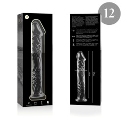 NEBULA SERIES BY IBIZA - MODELO 12 DILDO CRISTAL TRANSPARENTE 17 CM -O- 3.5 CM
