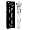 NEBULA SERIES BY IBIZA - MODELO 13 DILDO CRISTAL TRANSPARENTE 18 CM -O- 3.5 CM