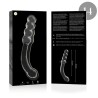 NEBULA SERIES BY IBIZA - MODELO 14 DILDO CRISTAL TRANSPARENTE 18.5 CM -O- 3 CM