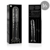 NEBULA SERIES BY IBIZA - MODELO 16 DILDO CRISTAL TRANSPARENTE 18.5 CM -O- 3 CM