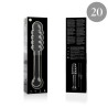 NEBULA SERIES BY IBIZA - MODELO 20 DILDO CRISTAL TRANSPARENTE 20.5 CM -O- 3 CM