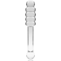 NEBULA SERIES BY IBIZA - MODELO 20 DILDO CRISTAL TRANSPARENTE 20.5 CM -O- 3 CM