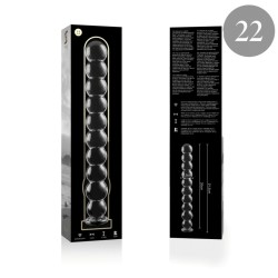 NEBULA SERIES BY IBIZA - MODELO 22 DILDO CRISTAL TRANSPARENTE 21.5 CM -O- 2.5 CM