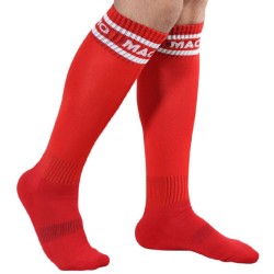 MACHO - CALCETINES LARGOS TALLA ÚNICA ROJO