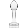NEBULA SERIES BY IBIZA - MODELO 2 PLUG CRISTAL TRANSPARENTE 11 CM -O- 3.5 CM