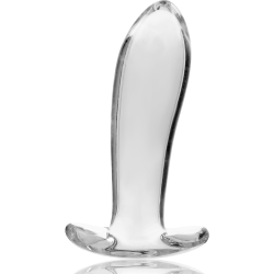 NEBULA SERIES BY IBIZA - MODELO 5 PLUG CRISTAL TRANSPARENTE 12.5 CM -O- 3.5 CM