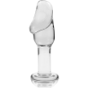 NEBULA SERIES BY IBIZA - MODELO 6 PLUG CRISTAL TRANSPARENTE 12.5 CM -O- 4 CM