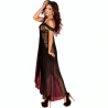 CHILIROSE - CR 3716 BABYDOLL LARGO NEGRO S-M