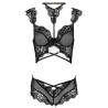 LIVCO CORSETTI FASHION - PALMENOM LC 90614 SUJETADOR PANTY NEGRO S-M