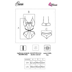 LIVCO CORSETTI FASHION - HAWAIN LC 90665 BODY NEGRO S-M