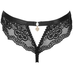 LIVCO CORSETTI FASHION - OKSURIN PANTY CROTCHLESS NEGRO S-M