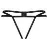 LIVCO CORSETTI FASHION - NOMADE TANGA CROTCHLESS NEGRO S-M