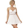 SUBBLIME - BABYDOLL ESCOTE V DETALLE LAZOS BLANCO S-M