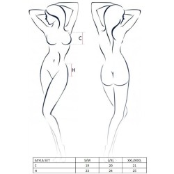 PASSION - WOMAN SAYLA SET NEGRO TALLA S-M