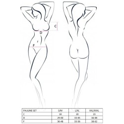 PASSION - WOMAN PAULINE SET 3 PIEZAS TALLA S-M