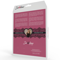 SUBBLIME - CORSET ENCAJE CENTRAL S-M