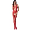PASSION - WOMAN BS057 BODYSTOCKING BLANCO TALLA ÚNICA