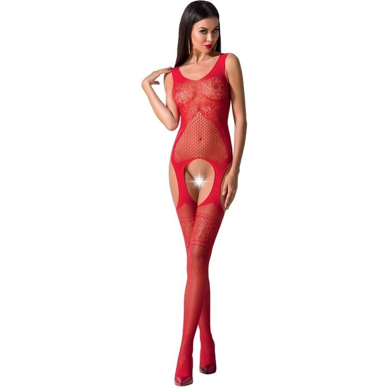 PASSION - WOMAN BS061 BODYSTOCKING NEGRO TALLA ÚNICA