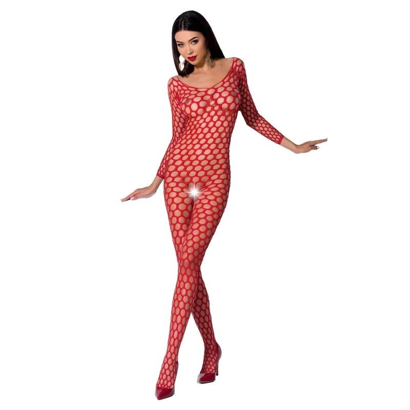 PASSION - WOMAN BS077 BODYSTOCKING TALLA ÚNICA NEGRO