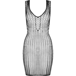 PASSION - BS097 BODYSTOCKING NEGRO TALLA ÚNICA