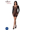 PASSION - BS101 BODYSTOCKING NEGRO TALLA ÚNICA