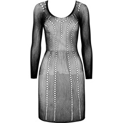 PASSION - BS101 BODYSTOCKING NEGRO TALLA ÚNICA