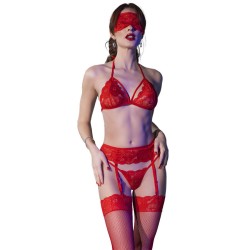 CHILIROSE - CR 4467 SET CUATRO PIEZAS ROJO S-M