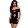 CHILIROSE - CR 4671 VESTIDO NEGRO S-M