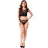 LIVCO CORSETTI FASHION - ELIN LC 20212 SUJETADOR PANTIES NEGRO S-M