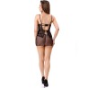 LIVCO CORSETTI FASHION - CIELO LC 20211 CAMISA TANGA NEGRO S-M