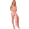 LIVCO CORSETTI FASHION - HYEONA 1710 BABYDOLL TANGA ROSA S
