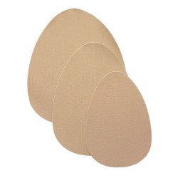 BYE-BRA - REALZADOR PECHOS 3 PARES DE SATEN BEIGE COPA A-C