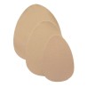 BYE-BRA - REALZADOR PECHOS 3 PARES DE SATEN BEIGE COPA A-C