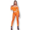 CHILIROSE - CR 4661 TOP and LEGGINS NARANJA S-M