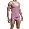 MOB - BODYSHEER TRANSPARTE ROSA TALLA L-XL