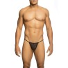 MOB - TANGA TRANSPARENTE CON FORMA DE T NEGRO TALLA L-XL