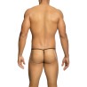 MOB - TANGA TRANSPARENTE CON FORMA DE T NEGRO TALLA L-XL
