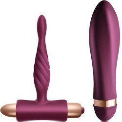 CLIMAXIMUM - DARE KIT VIBRADOR TRENZADO PLUG ANAL PRINCIPIANTES