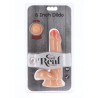 GET REAL - DUAL DENSITY DILDO 17 CM CON TESTÍCULOS NATURAL