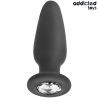 ADDICTED TOYS - PLUG ANAL CON JOYA SILICONA TALLA M 10,4 CM