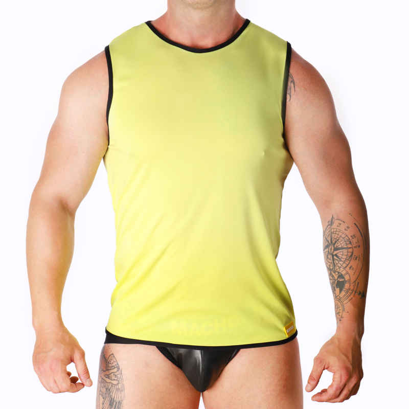 MACHO - CAMISETA AMARILLO S-M