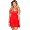 SUBBLIME - BABYDOLL CON LAZOS ROJO S-M