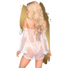 PENTHOUSE - LIP SMACKER BABYDOLL BLANCO S-M