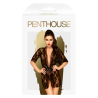 PENTHOUSE - SWEET RETREAT PEIGNOIR NEGRO S-L