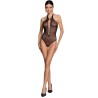 PASSION - WOMAN BS088 BODYSTOCKING NEGRO TALLA ÚNICA