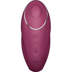 SATISFYER - TAP and CLIMAX 1 VIBRADOR LAY-ON ROJO