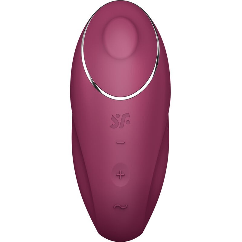 SATISFYER - TAP and CLIMAX 1 VIBRADOR LAY-ON ROJO