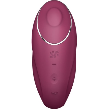 SATISFYER - TAP and CLIMAX 1 VIBRADOR LAY-ON ROJO
