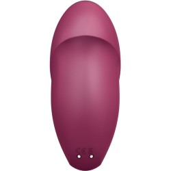 SATISFYER - TAP and CLIMAX 1 VIBRADOR LAY-ON ROJO